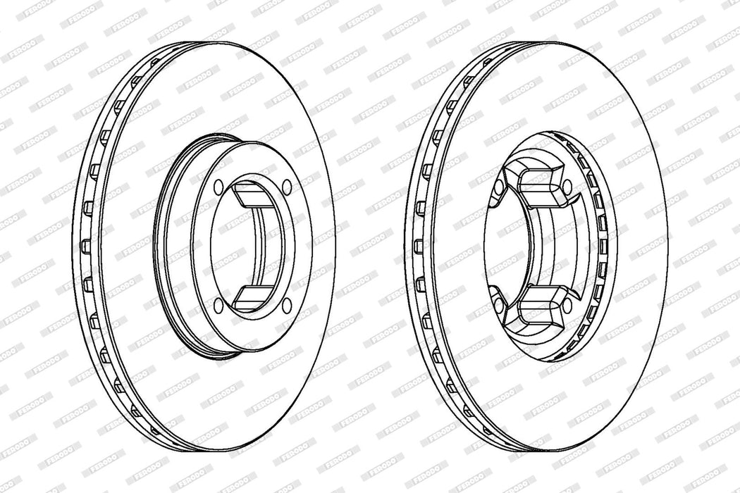 Ferodo Brake Disc DDF808 HSB Trading
