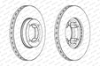 Ferodo Brake Disc DDF808 HSB Trading