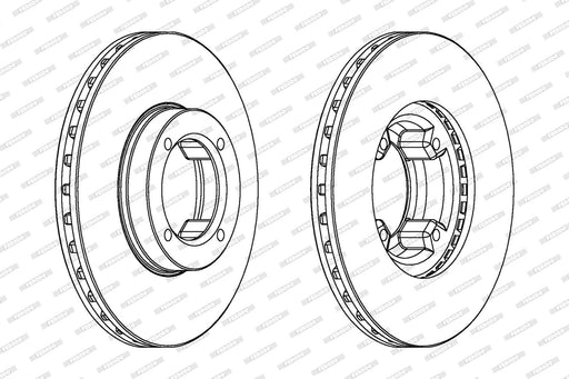 Ferodo Brake Disc DDF808 HSB Trading
