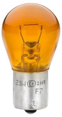 HELLA 12V 21W BAU15S PY21W AMBER Light Bulb - HELLA automotive light bulb