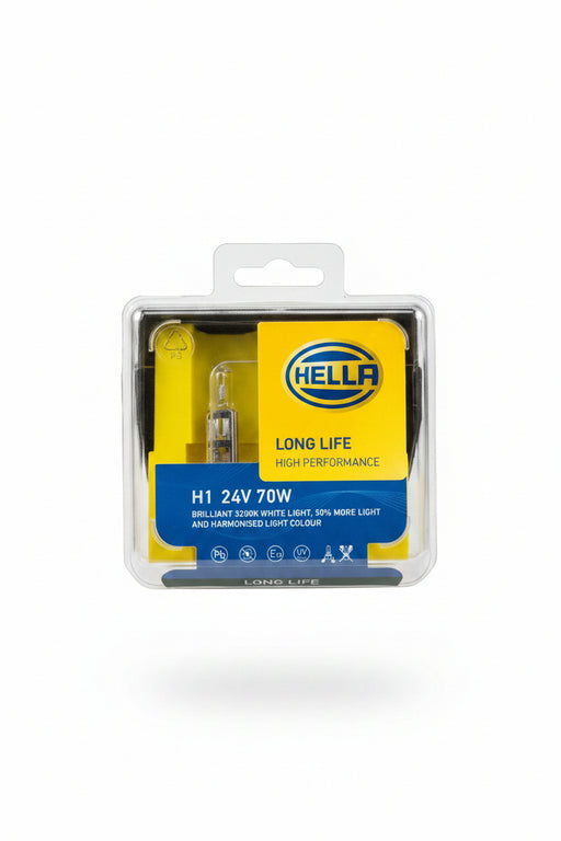 H1 24V HELLA LONG LIFE SET Light Bulb - HELLA automotive light bulb
