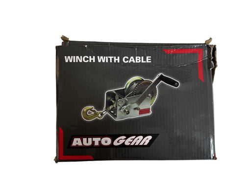 Autogear Winch with cable 2500lbs HSB TRADING