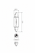 HELLA 12V 5W SV8.5-8 Light Bulb - HELLA automotive light bulb