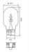 HELLA W3W 24V 3W W2.1X9.5D Light Bulb - HELLA automotive light bulb
