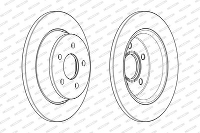 Ferodo Brake Disc DDF2058C HSB Trading