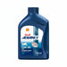 Shell Advance motor oil bottle on a white background