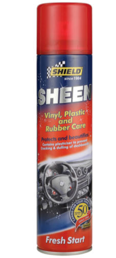 SHIELD SHEEN VINYL, PLASTIC, RUBBER CARE 200ML NATURAL FRESH START HSB Trading Online Store