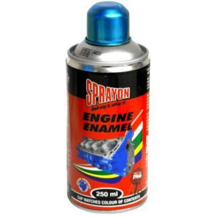 SPRAYON PAINT METALLIC BLUE ENGINE ENAMEL — HSB Trading
