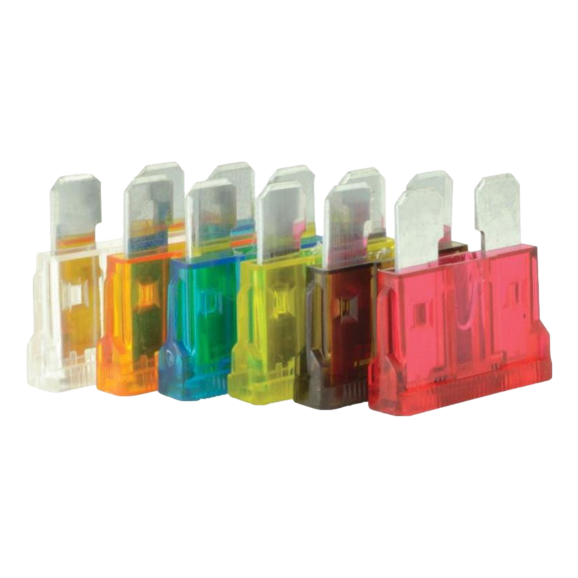 AUTOGEAR BLISTER PACK OF 6 X BLADE FUSES 5, 7.5, 10, 15, 20, 25 AMP ...
