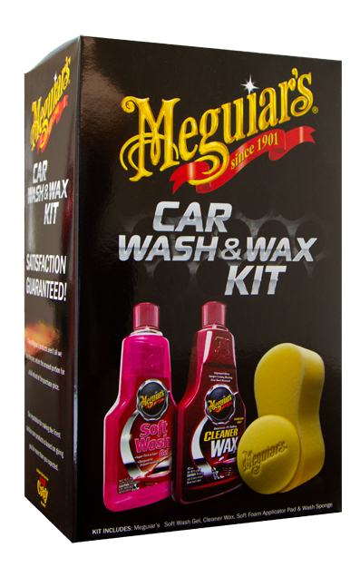  Meguiars Classic Wash & Wax Kit, Car Cleaning Kit
