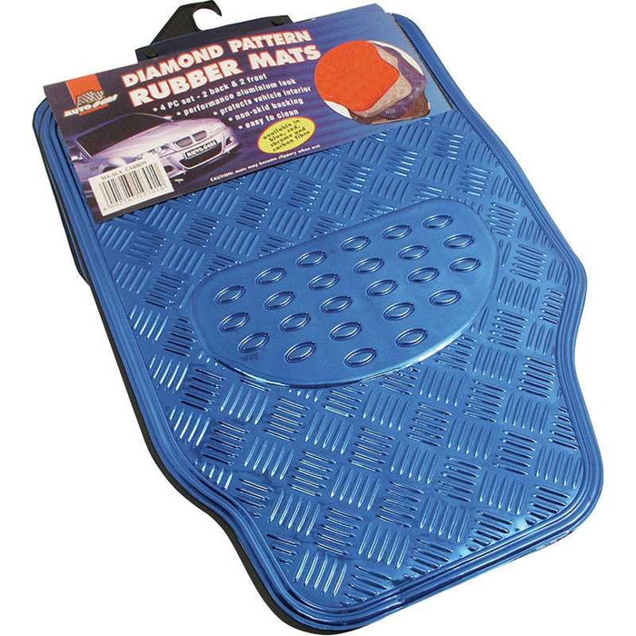 AUTOGEAR ALUMINIUM BLUE MAT SET HSB Trading Online Store