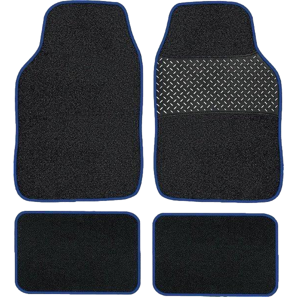 AUTOGEAR BLUE TRIM CARPET MAT SET HSB Trading Online Store