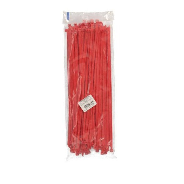 HELLERMANNTYTON RED CABLE TIE 305 X 4.7 HSB Trading Online Store