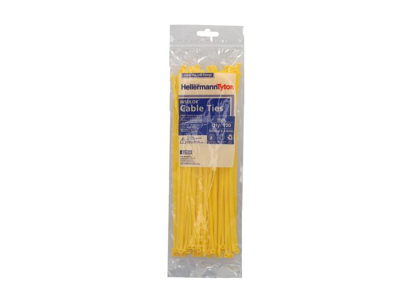 HELLERMANNTYTON YELLOW CABLE TIE 305 X 4.7 HSB Trading Online Store
