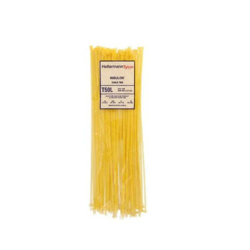 HELLERMANNTYTON YELLOW CABLE TIE 392 X 4.7 HSB Trading Online Store
