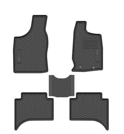 Custom Fit Rubber Mat Set - Nissan NP300 Double Cab 2016+ Black