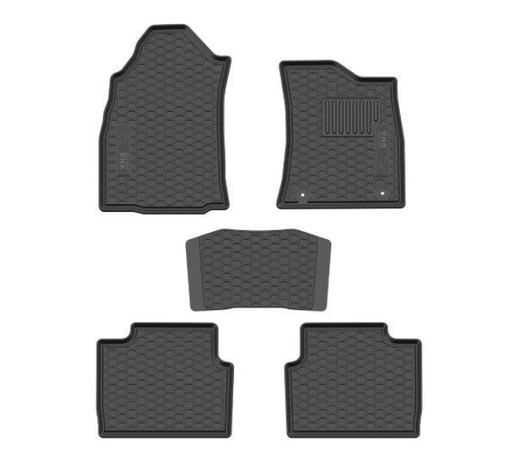 Custom Fit Rubber Mat Set - Toyota Hilux Extended Cab Manual 2016+ Black - HSB Trading Online Store