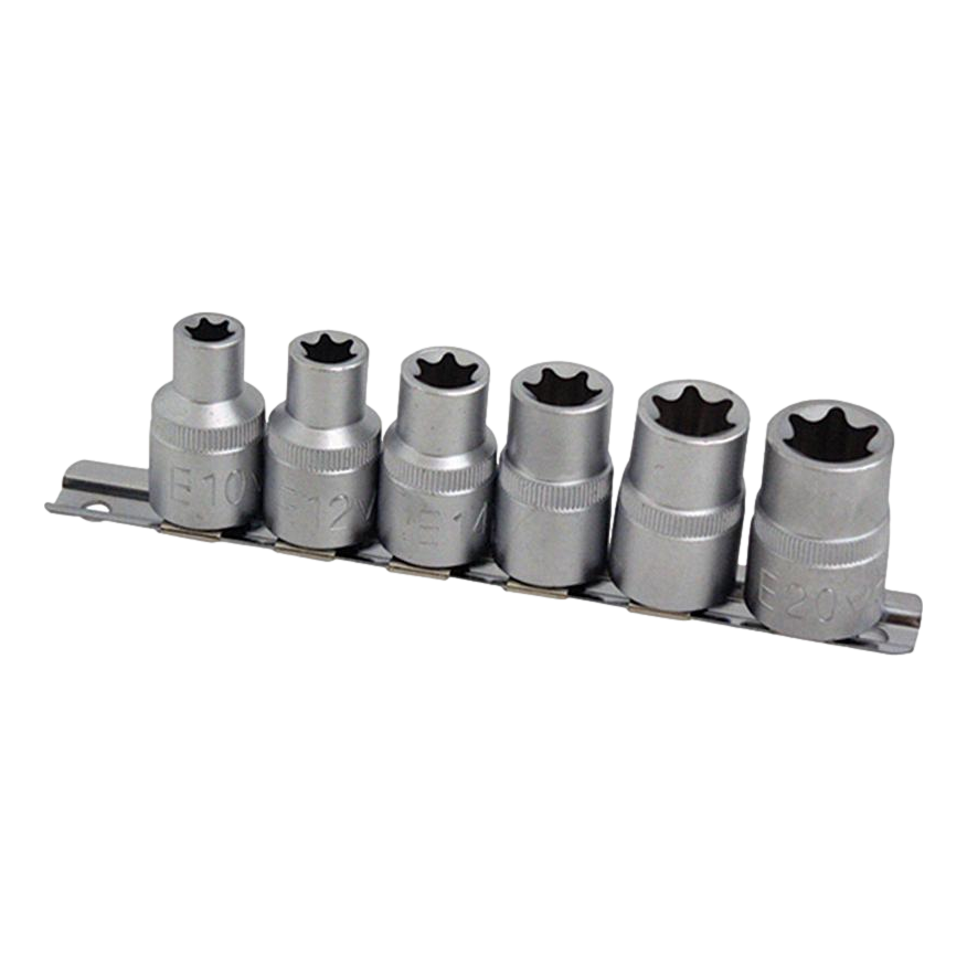 AUTOGEAR SOCKET SET 6 PIECE 1/2 INCH — HSB Trading