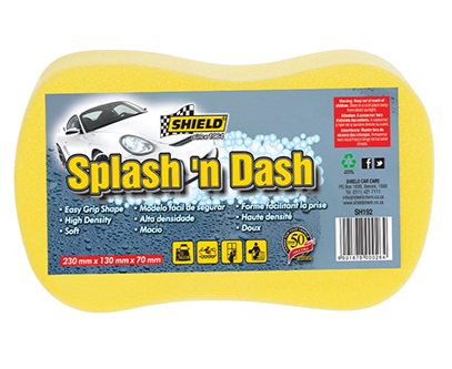 SHIELD SPLASH 'N DASH AUTO SPONGE HSB Trading Online Store