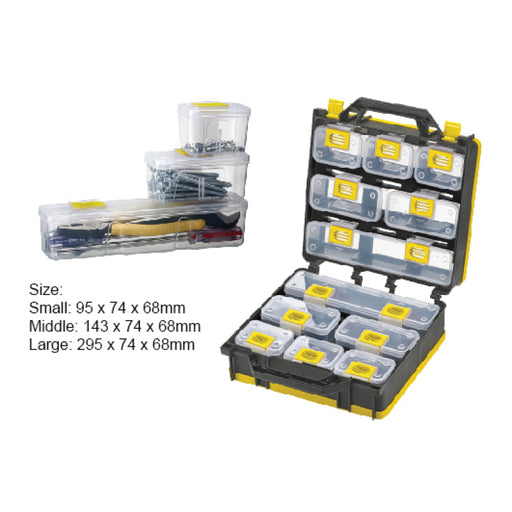 AMPRO ASSORTED CASE WITH 12 VARIOUS COMPARTMENTS HSB Trading Online Store