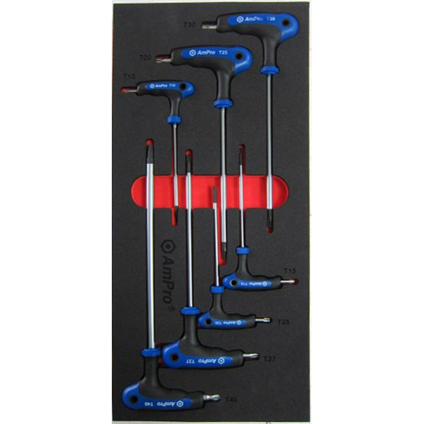 AMPRO 7PC T-HANDLE TAM-PRUF STAR & WRENCH SET HSB Trading Online Store