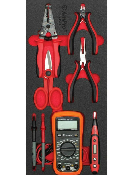 AMPRO 6PC ELECTRICIAN TOOL SET HSB Trading Online Store