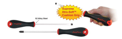 AMPRO XTRO SOFT PRO SLOTTED SCREWDRVR-3x60mm HSB Trading Online Store