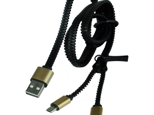 MIDAS TWIN MICRO USB ZIPPER CABLE 1.5M HSB Trading Online Store